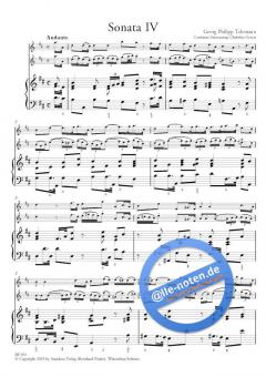 12 methodische Sonaten 2 von Georg Philipp Telemann 