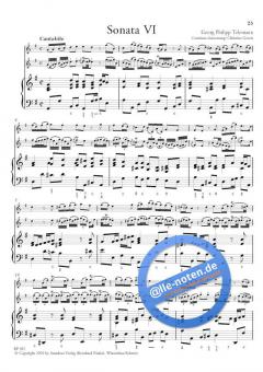 12 methodische Sonaten 2 von Georg Philipp Telemann 