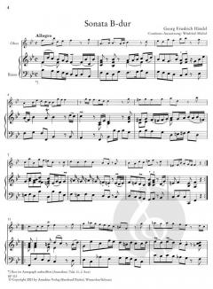 4 Sonaten für Oboe und Basso continuo von Georg Friedrich Händel im Alle Noten Shop kaufen