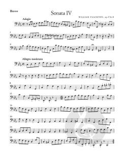 4 Sonaten op. 2 von William Flackton für Viola und Bc. im Alle Noten Shop kaufen