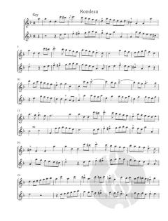 Premiere Suitte de Pieces a deux dessus op. 4 (Jacques-Martin Hotteterre) 