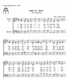 Segne du, Maria (Albert Kupp) 