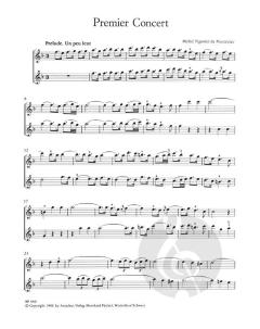 6 Concerts Heft 1 von Michel Pignolet de Montéclair 