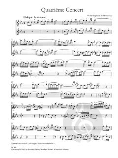 6 Concerts Heft 2 (Michel Pignolet de Monteclair) 