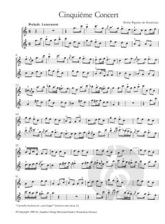 6 Concerts Heft 2 (Michel Pignolet de Monteclair) 