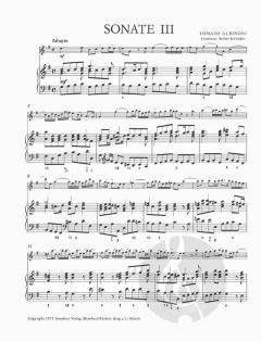 Due Sonate per flauto dolce e basso continuo (Tomaso Albinoni) 