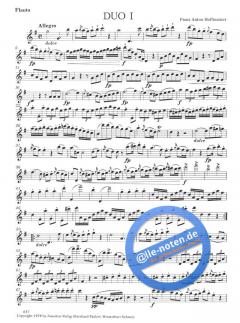 3 konzertante Duos für Flöte und Viola (Franz Anton Hoffmeister) 