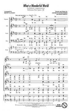 What A Wonderful World SATB Div. 