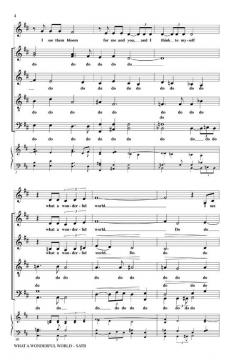 What A Wonderful World SATB Div. 