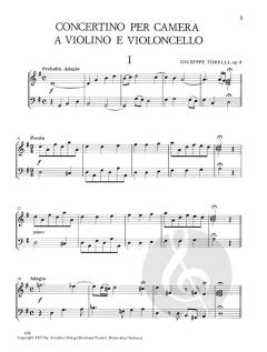 Concertino per camera op. 4 von Giuseppe Torelli 