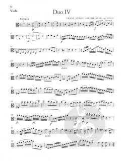 6 Duos op. 19 von Franz Anton Hoffmeister 