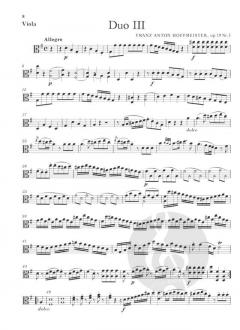 6 Duos op. 19 von Franz Anton Hoffmeister 