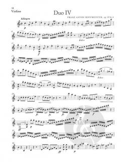 6 Duos op. 19 von Franz Anton Hoffmeister 
