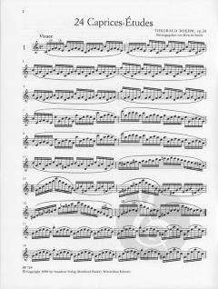 24 Caprices-Etudes op. 26 von Theobald Böhm für Flöte solo im Alle Noten Shop kaufen