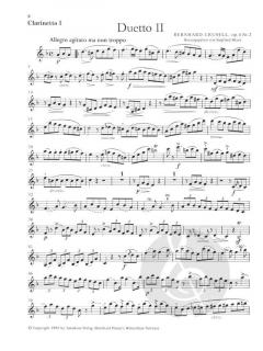 3 Duos op. 6 von Bernhard Henrik Crusell für 2 Klarinetten im Alle Noten Shop kaufen