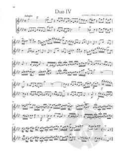 6 Duos für 2 Querflöten von (1752.I) von Georg Philipp Telemann im Alle Noten Shop kaufen