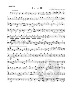 3 Duette op. 6 für Violine und Violoncello von Andreas Lidel 