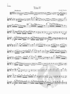 6 Trios Band 2 von Joseph Haydn 