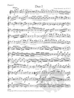3 konzertante Duos, op. 25 für zwei Flöten von Kaspar Kummer im Alle Noten Shop kaufen