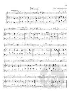 6 neue Sonaten für Altblockflöte und Bc., Heft I (Georg Philipp Telemann) 