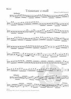 Triosonate in e-moll (Johann Gottlieb Janitsch) 