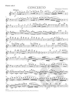 Concerto in G-dur von Domenico Cimarosa für 2 Flöten und Orchester im Alle Noten Shop kaufen