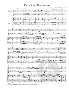 Deuxieme Recreation op. 8 von Jean-Marie LeClair für 2 Flöten oder 2 Violinen und Bc. im Alle Noten Shop kaufen