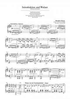Introduktion und Walzer von Wendelin Bitzan 