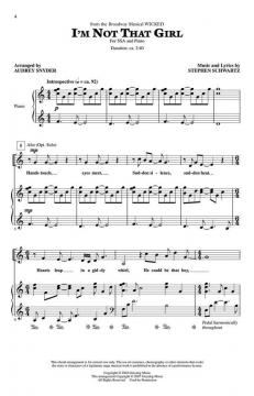 Choral Songs From Wicked 