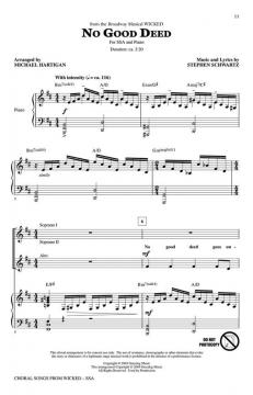 Choral Songs From Wicked 