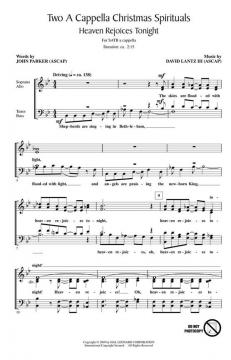 Two A Cappella Christmas Spirituals (David Lantz III) 