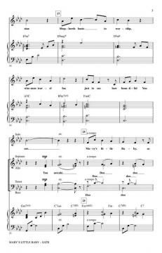 Mary's Little Baby (How Beautiful You Are) (C. E. King) 