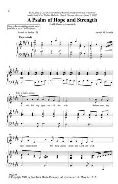 A Psalm Of Hope And Strength (Joseph A. Martin) 