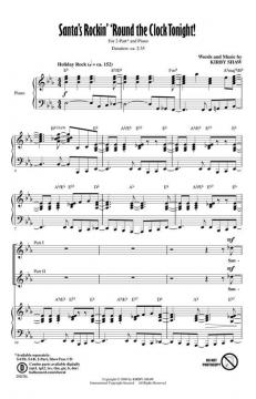 Santa's Rockin' 'Round The Clock Tonight! (Kirby Shaw) 