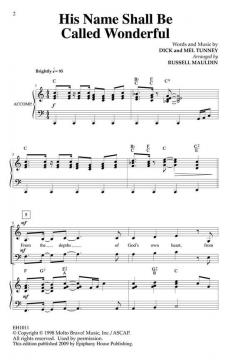 His Name Shall Be Called Wonderful 