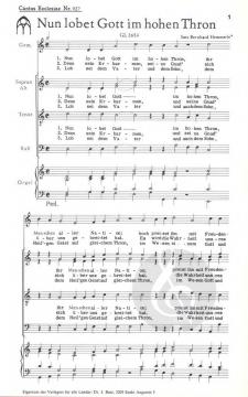Nun lobet Gott im hohen Thron (Bernhard Hemmerle) 