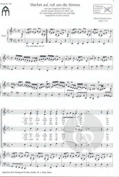 Wachet auf ruft uns die Stimme (Josef Bach) 