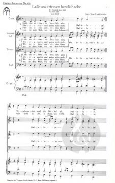 Lasst uns erfreuen herzlich sehr (Josef Lammerz) 