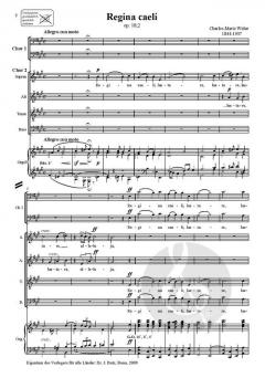 Regina caeli op. 18,2 (Charles-Marie Widor) 