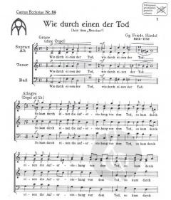 Wie durch einen der Tod (Georg Friedrich Händel) 