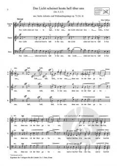 Licht scheinet heute hell über uns (Max Gulbins) 