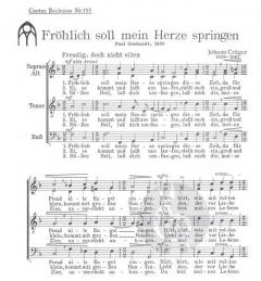 Fröhlich soll mein Herze springen (Johann Crüger) 
