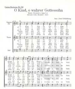 O Kind, o wahrer Gottessohn (Josef Schönberg) 