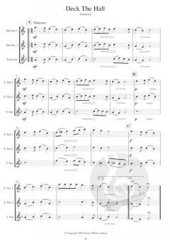 Three's a Crowd Christmas Saxophone von James Power 