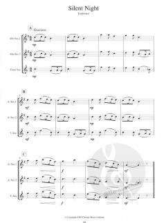 Three's a Crowd Christmas Saxophone von James Power 