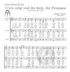 O wie selig seid ihr doch (Johann Crüger) 