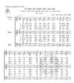 Es kam ein Engel hell und klar (Josef Butz) 