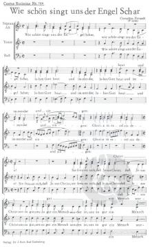 Wie schön singt uns der Engel Schar (Cornelius Freundt) 