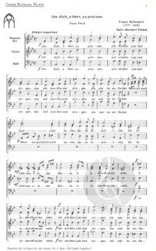 Um dich, o Herr, zu preisen (Franz Schubert) 