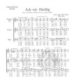 Ach wie flüchtig, ach wie nichtig (J.S. Bach) 